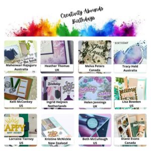 Birthdays - December 2025 – Tutorial PDF – Creativity Abounds Design Team